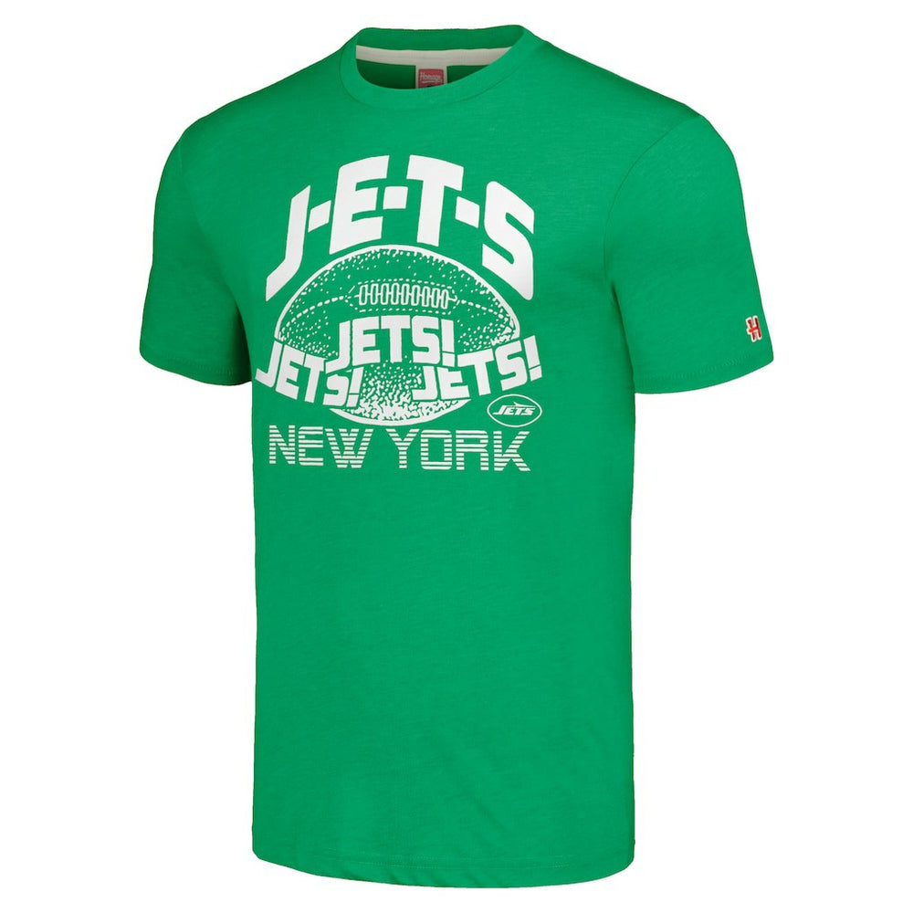 New York Jets Homage Unisex J-E-T-S Tri-Blend T-Shirt Green | NFL