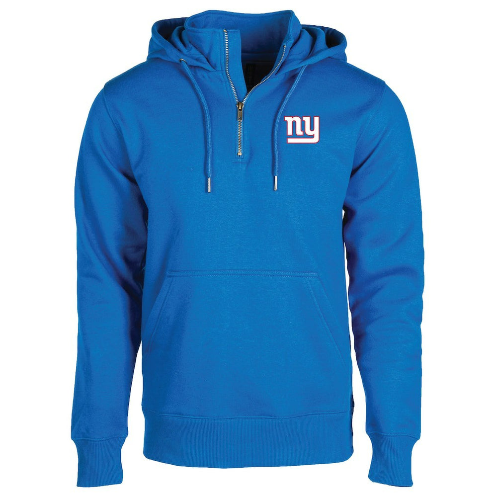 New York Giants Dunbrooke Unisex Defender Quarter-Zip Hoodie Royal | NFL