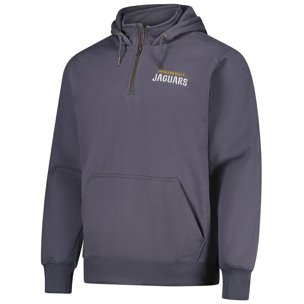 Jacksonville Jaguars Dunbrooke Unisex Defender Quarter-Zip Hoodie Graphite | NFL