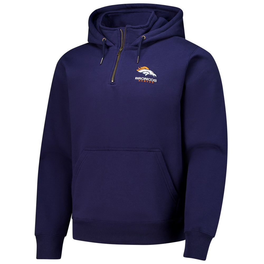 Denver Broncos Dunbrooke Unisex Defender Quarter-Zip Hoodie Navy | NFL