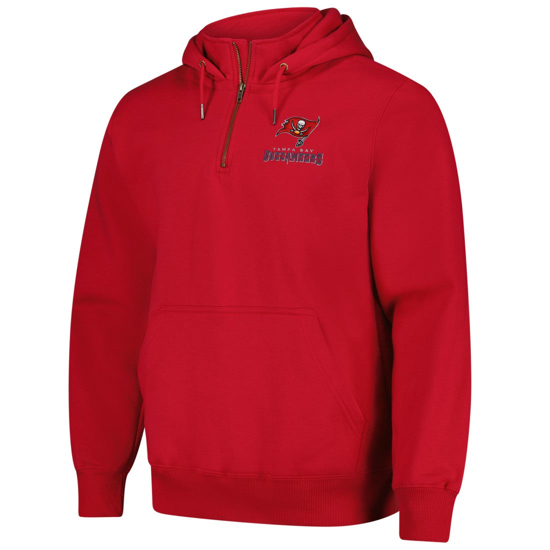 Tampa Bay Buccaneers Dunbrooke Unisex Defender Quarter-Zip Hoodie Red | NFL