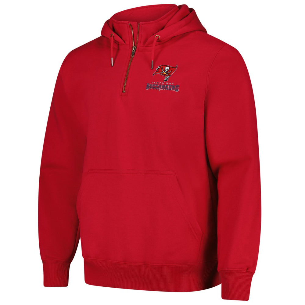 Tampa Bay Buccaneers Dunbrooke Unisex Defender Quarter-Zip Hoodie Red | NFL