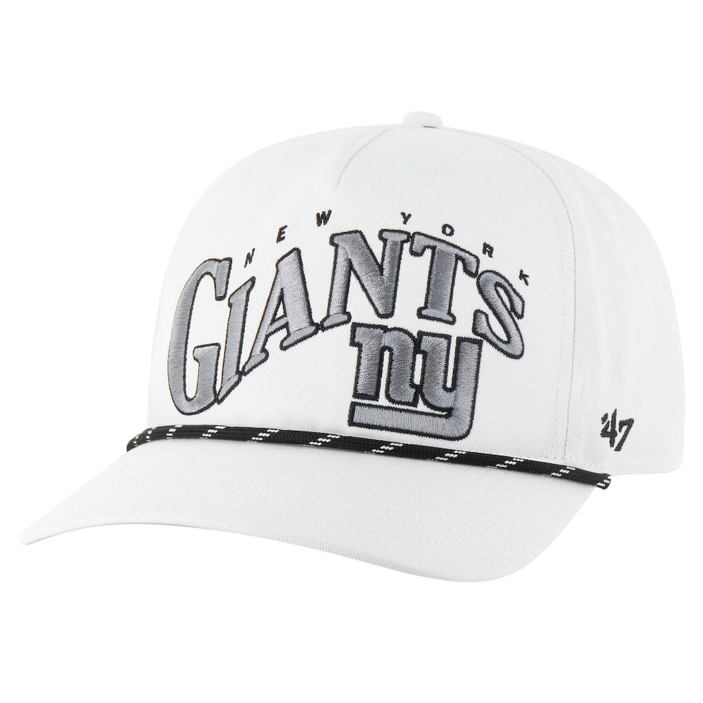 New York Giants '47 Wave Speckle Hitch Rope Adjustable Hat White | 47 brand