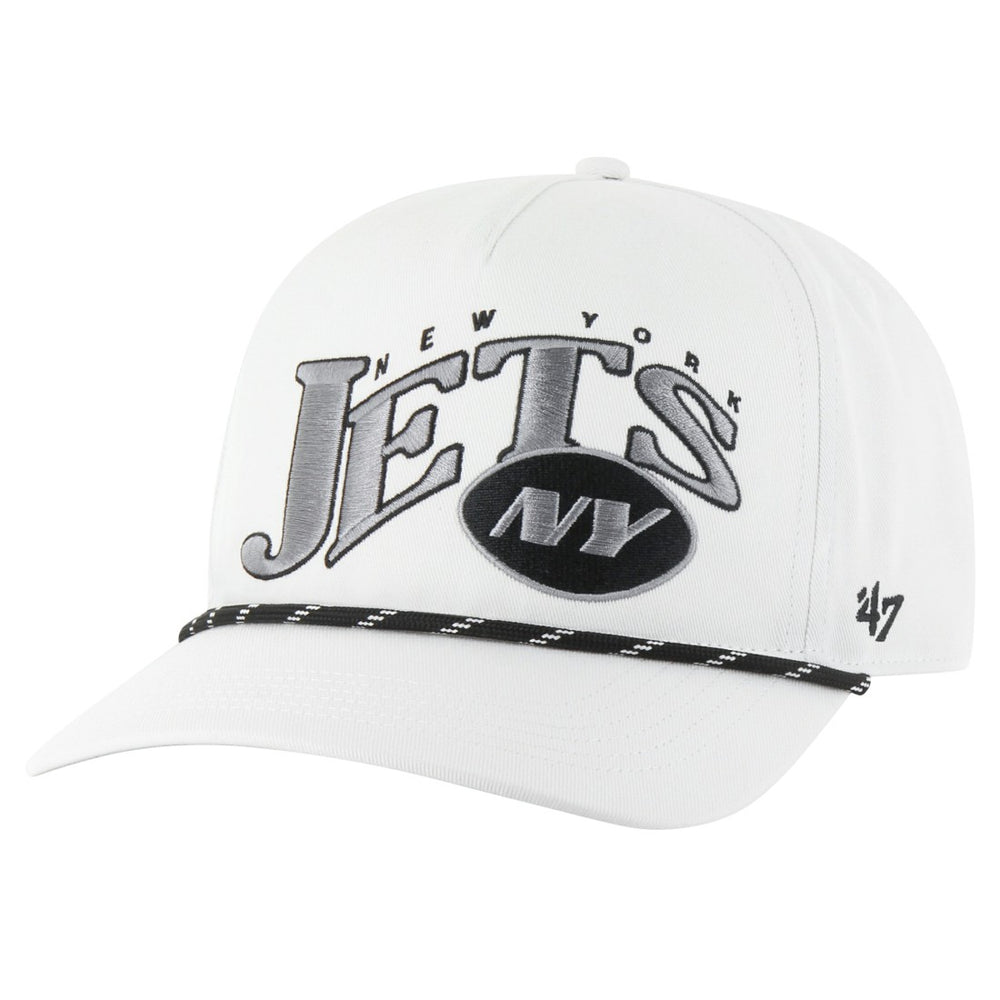 New York Jets '47 Wave Speckle Hitch Rope Adjustable Hat White | 47 brand