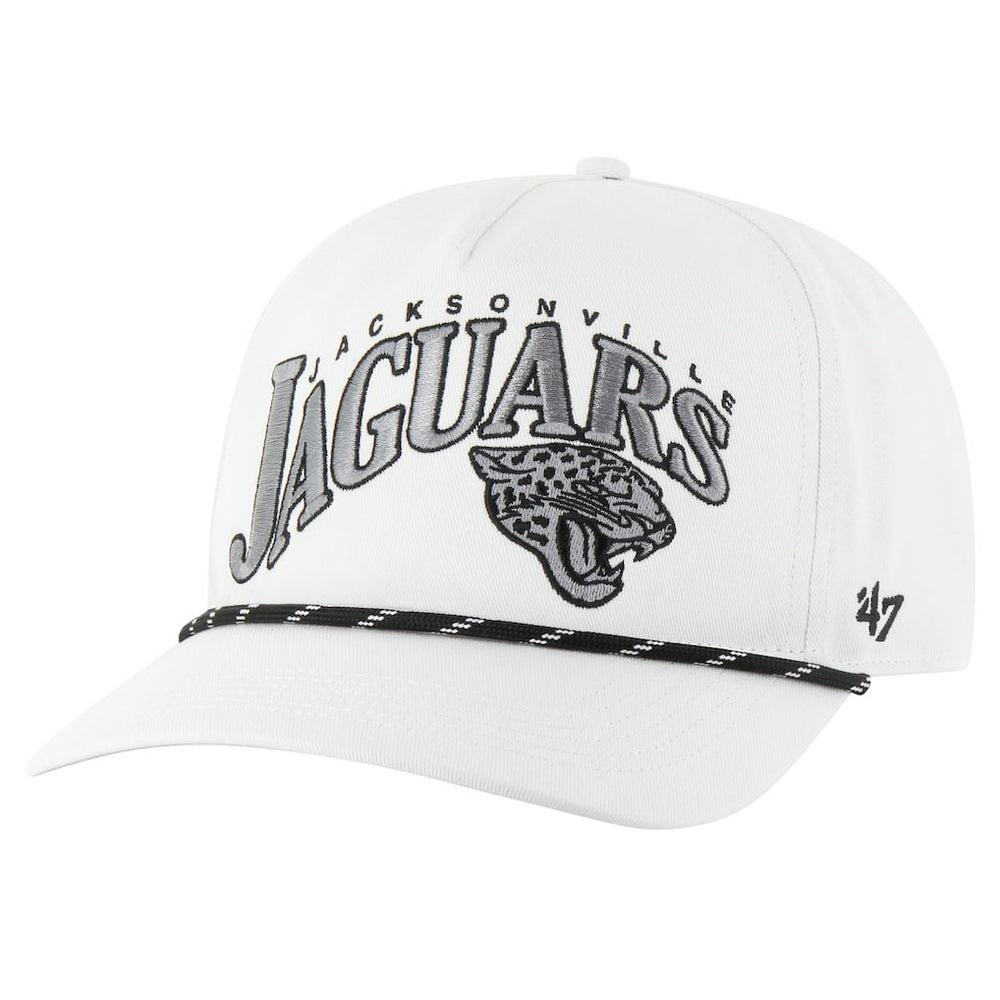 Jacksonville Jaguars '47 Wave Speckle Hitch Rope Adjustable Hat White | 47 brand