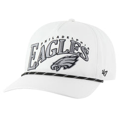 Philadelphia Eagles '47 Wave Speckle Hitch Rope Adjustable Hat White | 47 brand