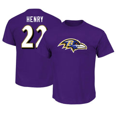 Derrick Henry Baltimore Ravens Big & Tall Player Name & Number T-Shirt Purple | Fanatics