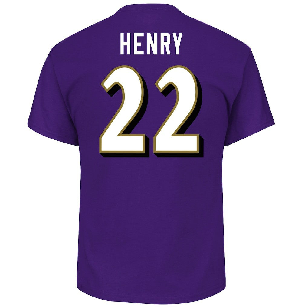 Derrick Henry Baltimore Ravens Big & Tall Player Name & Number T-Shirt Purple | Fanatics