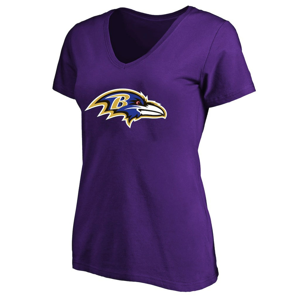 Derrick Henry Baltimore Ravens Women's Plus Size Fair Catch Name & Number Scoop Neck T-Shirt Purple | NFL