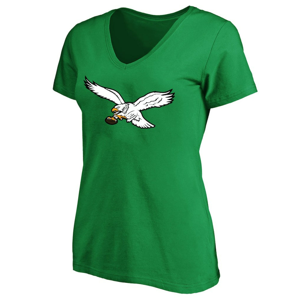 Saquon Barkley Philadelphia Eagles Women's Plus Size Fair Catch Name & Number Scoop Neck T-Shirt Kelly Green | NFL