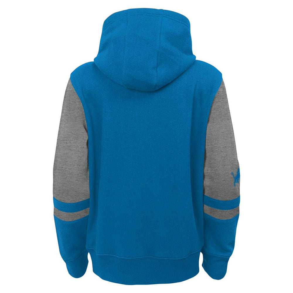 Detroit Lions Preschool Stadium Color Block Full-Zip Hoodie Blue | NFL