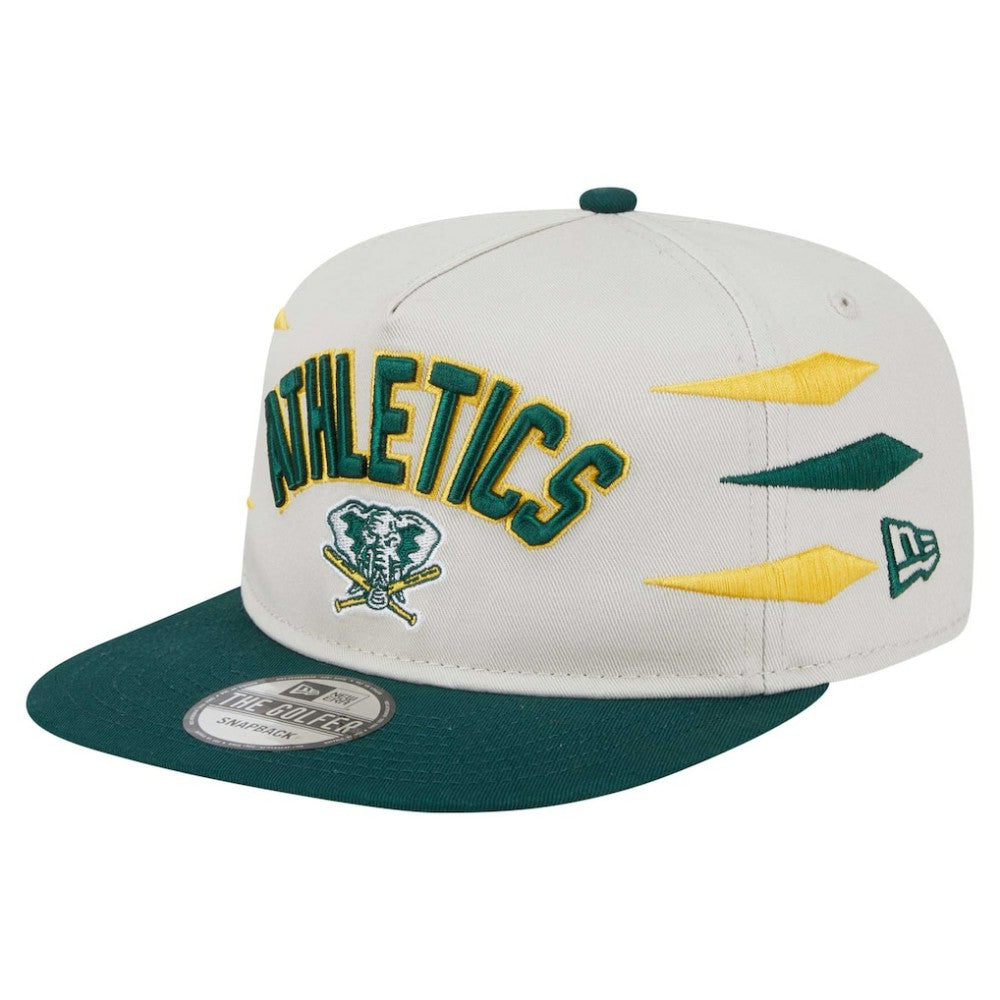 Athletics New Era Iron Golfer Snapback Hat - MLB