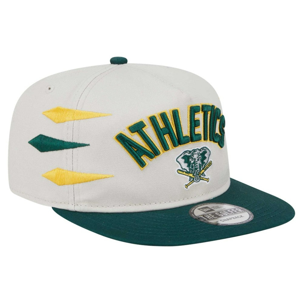 Athletics New Era Iron Golfer Snapback Hat - MLB