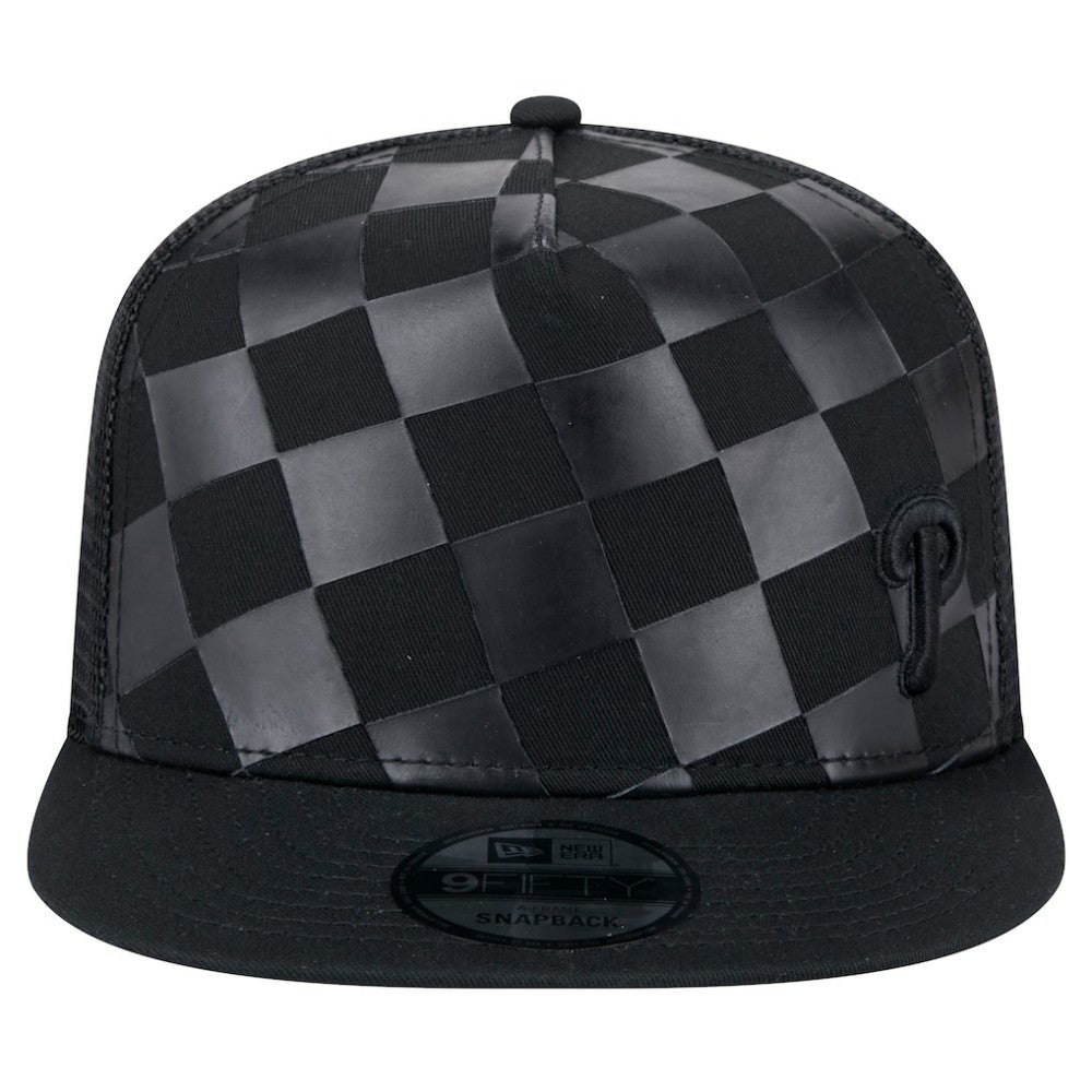 Philadelphia Phillies New Era Score Check 9FIFTY A-Frame Trucker Snapback Hat - MLB