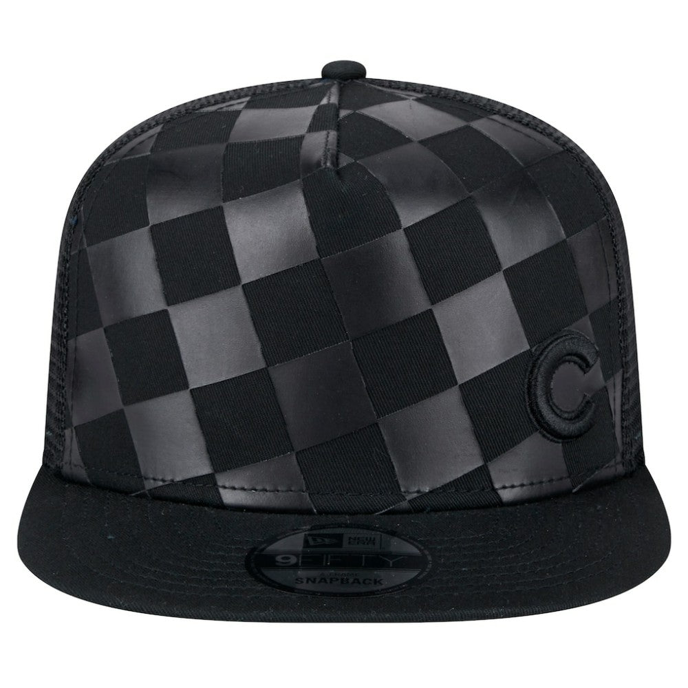 Chicago Cubs New Era Score Check 9FIFTY A-Frame Trucker Snapback Hat - MLB