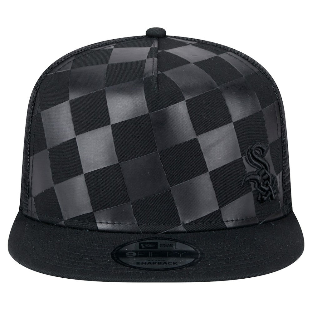 Chicago White Sox New Era Score Check 9FIFTY A-Frame Trucker Snapback Hat - MLB