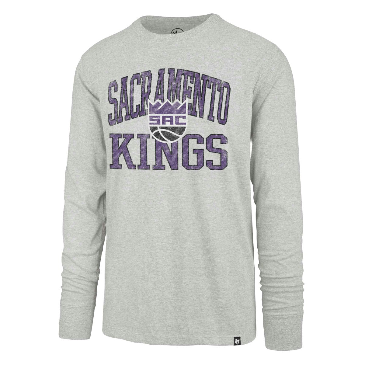 Sacramento Kings '47 First Rate Franklin Long Sleeve T-Shirt Gray - NBA