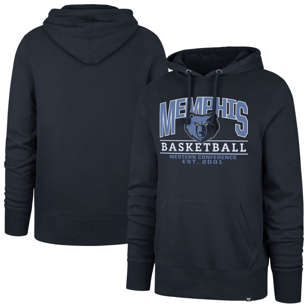 Memphis Grizzlies '47 Unisex Good Call Headline Pullover Hoodie Navy - NBA