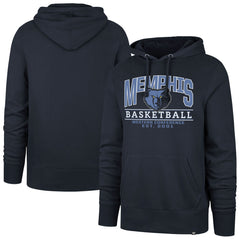 Memphis Grizzlies '47 Unisex Good Call Headline Pullover Hoodie Navy - NBA