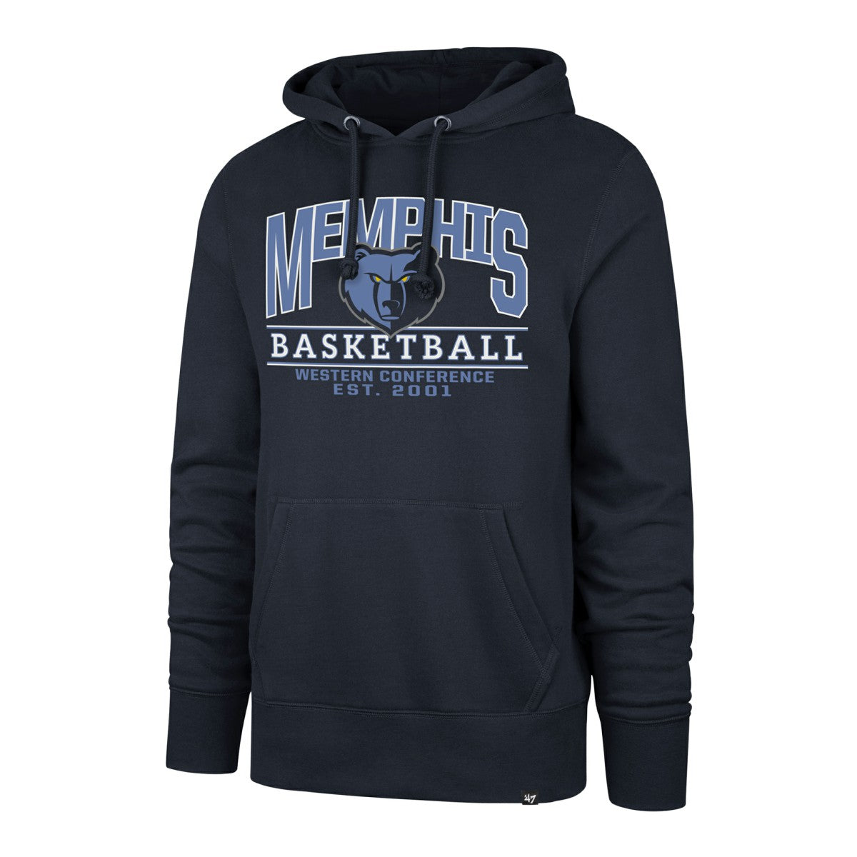 Memphis Grizzlies '47 Unisex Good Call Headline Pullover Hoodie Navy - NBA