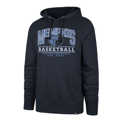 Memphis Grizzlies '47 Unisex Good Call Headline Pullover Hoodie Navy - NBA