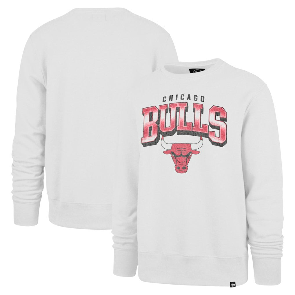 Chicago Bulls '47 Spotlight Headline Pullover Sweatshirt White - NBA