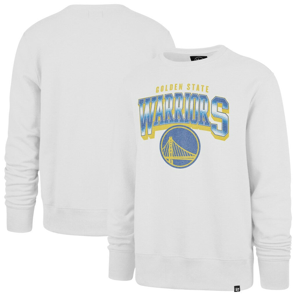 Golden State Warriors '47 Spotlight Headline Pullover Sweatshirt White - NBA