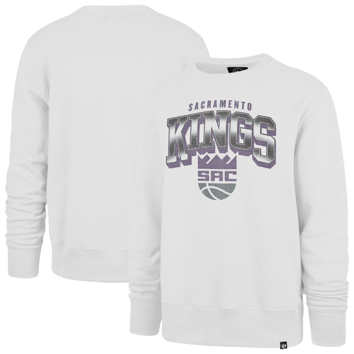 Sacramento Kings '47 Spotlight Headline Pullover Sweatshirt White - NBA