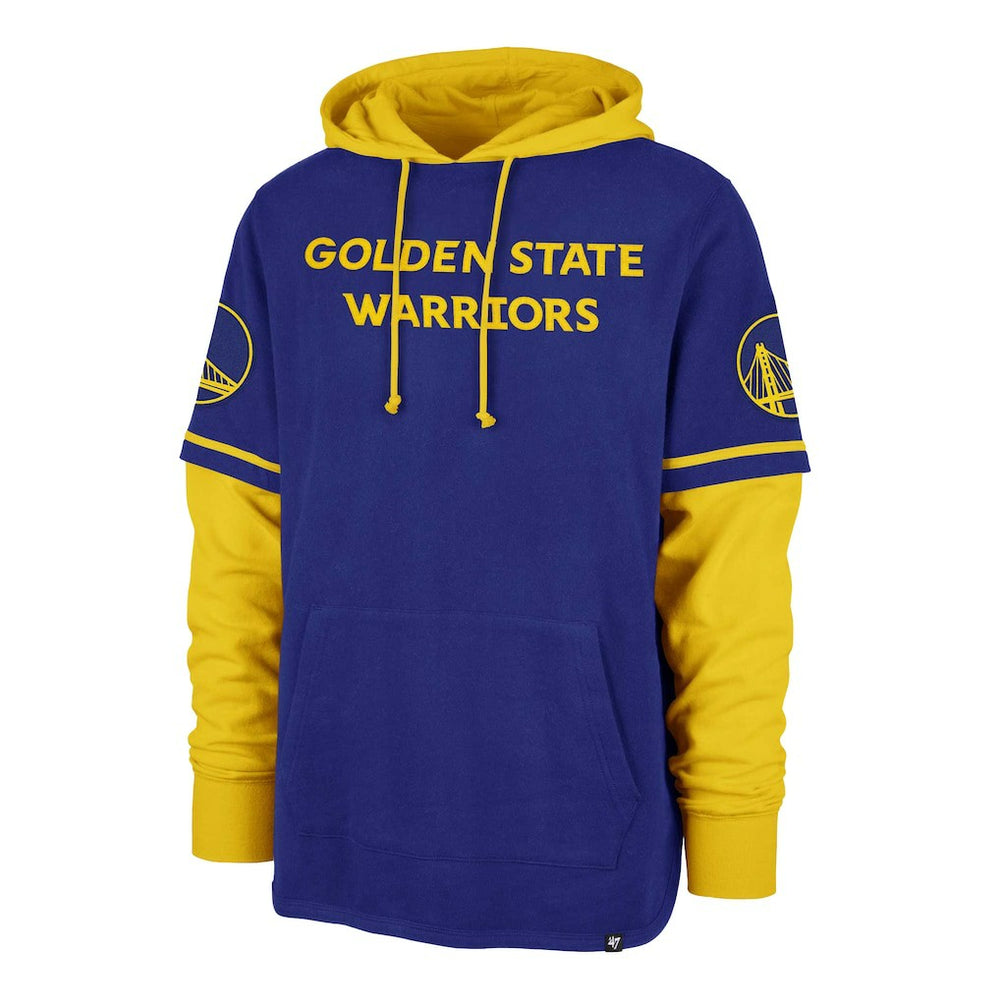 Golden State Warriors '47 Trifecta Shortstop Pullover Hoodie Royal - NBA