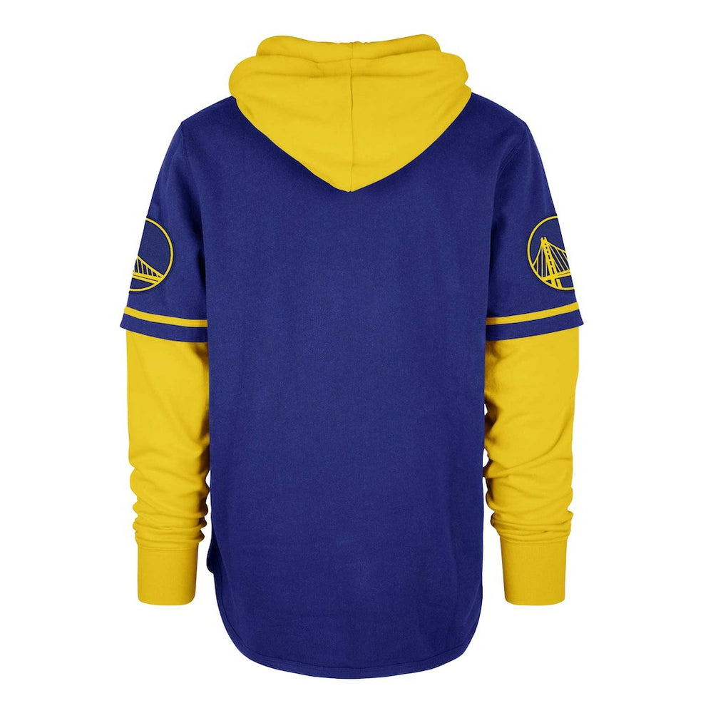 Golden State Warriors '47 Trifecta Shortstop Pullover Hoodie Royal - NBA