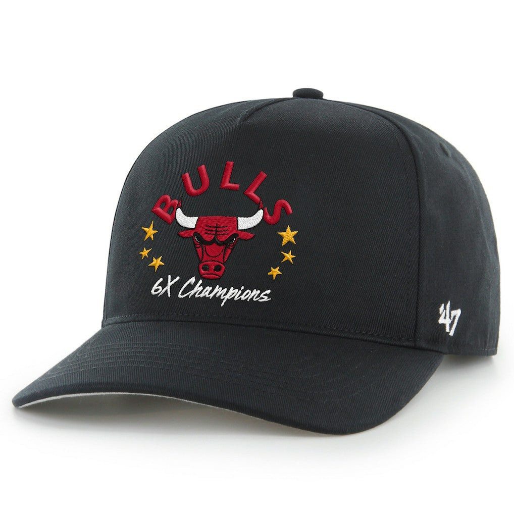 Chicago Bulls '47 Champs Global Star Hitch Adjustable Hat Black - NBA