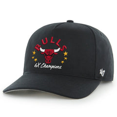 Chicago Bulls '47 Champs Global Star Hitch Adjustable Hat Black - NBA