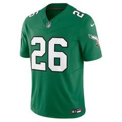 Saquon Barkley Philadelphia Eagles Alternate Vapor F.U.S.E. Limited Jersey Kelly Green | Nike for Sale