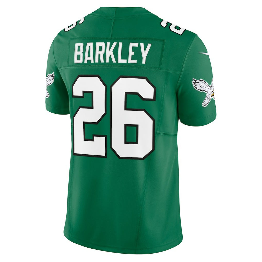 Saquon Barkley Philadelphia Eagles Alternate Vapor F.U.S.E. Limited Jersey Kelly Green | Nike for Sale