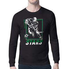 Dallas Stars Starter Player Grid Long Sleeve T-Shirt - Black - NHL