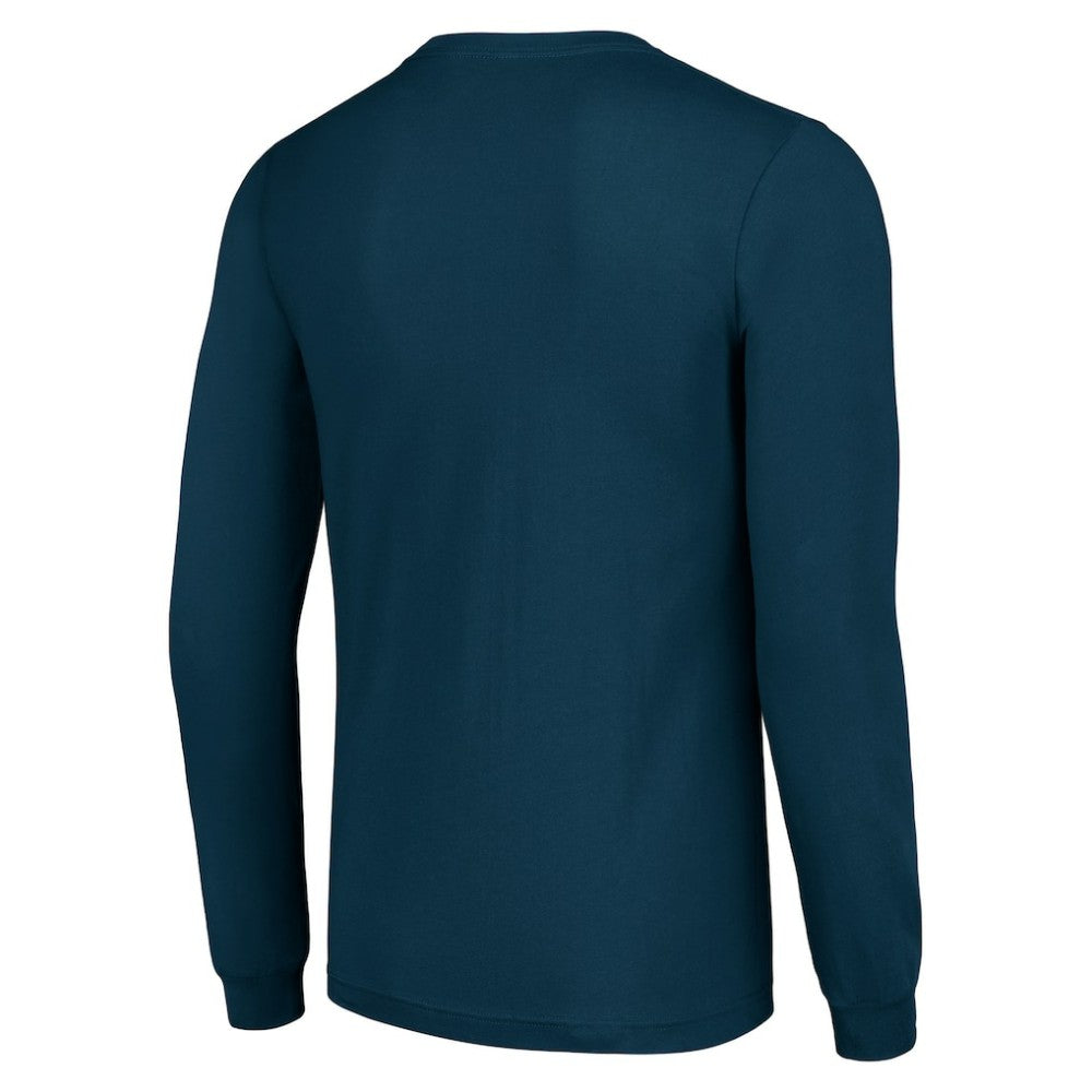Columbus Blue Jackets Starter Player Grid Long Sleeve T-Shirt - Navy - NHL