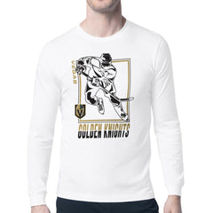 Vegas Golden Knights Starter Player Grid Long Sleeve T-Shirt - White - NHL