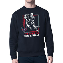 Washington Capitals Starter Player Grid Fleece Pullover Sweatshirt - Navy - NHL