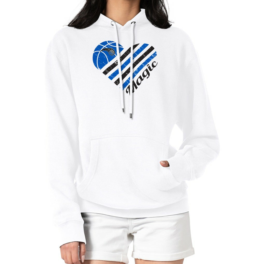 Orlando Magic G-III 4Her by Carl Banks Women's Heart Pullover Hoodie - White - NBA