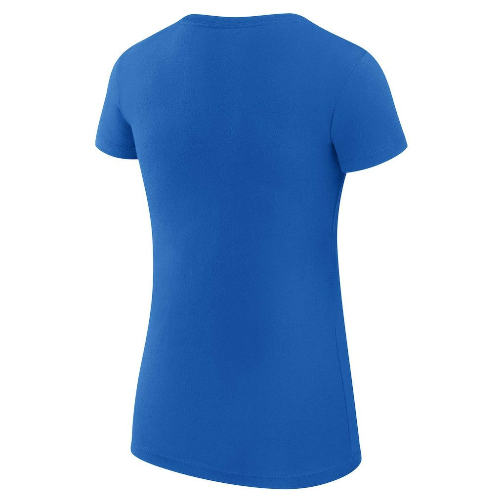 Golden State Warriors G-III 4Her by Carl Banks Women's Super-Slim Fit Lightweight Heart T-Shirt Royal - NBA