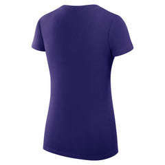 Los Angeles Lakers G-III 4Her by Carl Banks Women's Super-Slim Fit Lightweight Heart V-Neck T-Shirt Purple - NBA