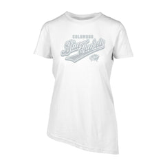 Columbus Blue Jackets Levelwear Women's Birch Sweep T-Shirt - White - NHL