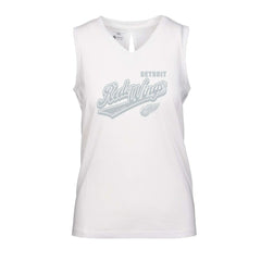 Detroit Red Wings Levelwear Women's Paisley Sweep V-Neck Tank Top - White - NHL