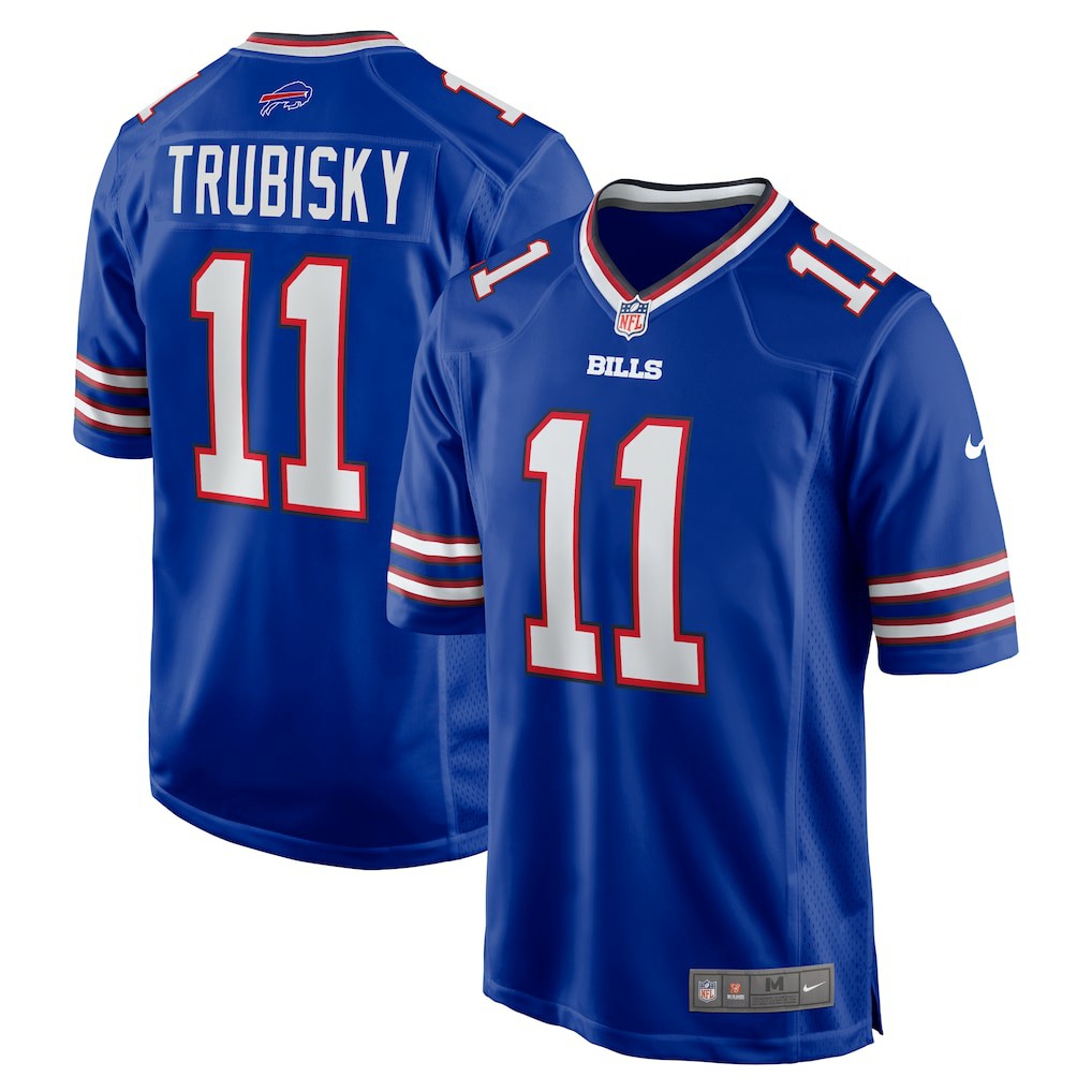 Mitchell Trubisky Buffalo Bills Game Jersey Royal | Nike for Sale