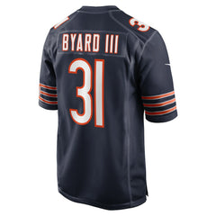Kevin Byard III Chicago Bears Game Jersey Navy | Nike for Sale