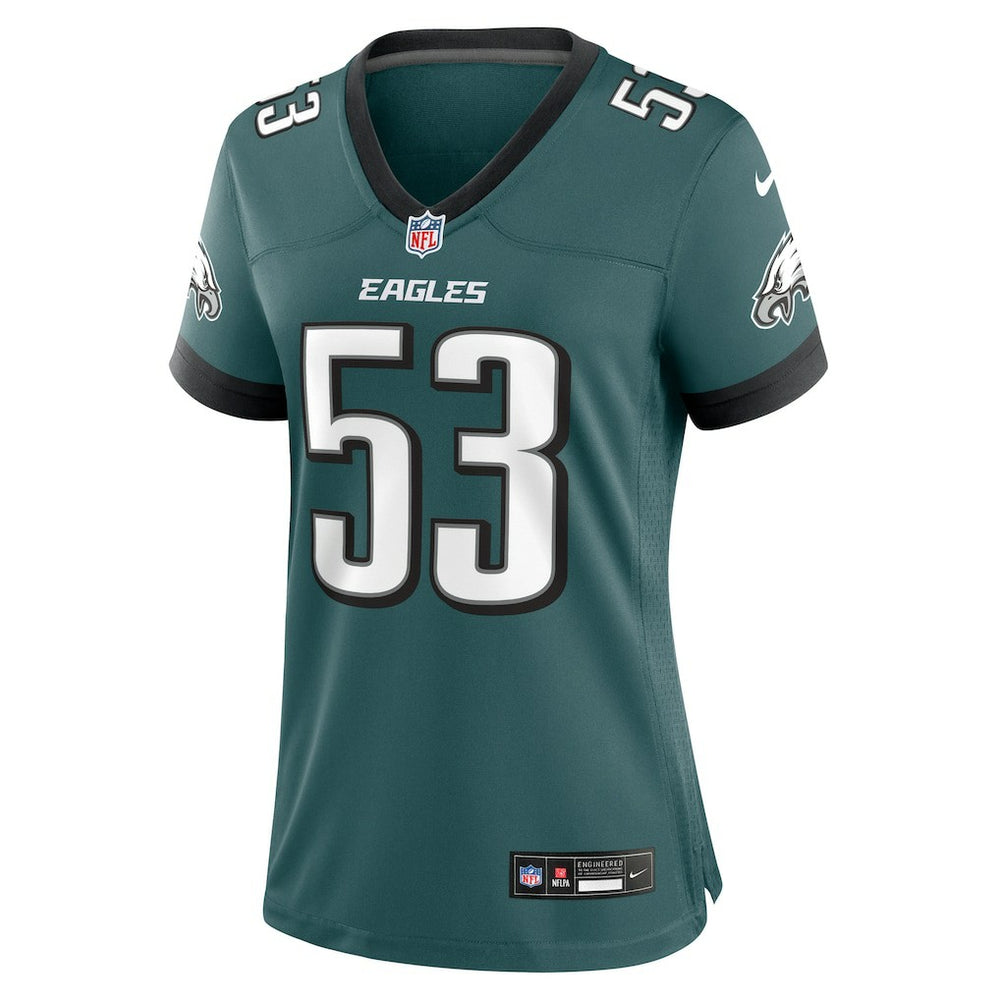 Zack Baun Philadelphia Eagles Women's Game Jersey Midnight Green | Nike for Sale