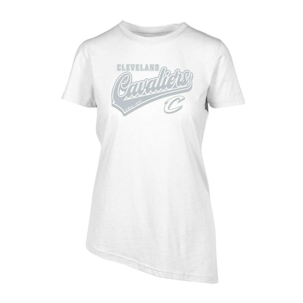 Cleveland Cavaliers Levelwear Women's Birch Sweep T-Shirt White - NBA