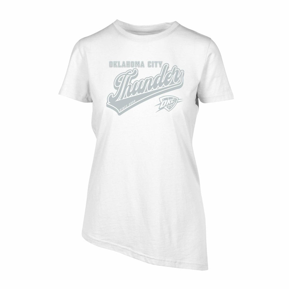 Oklahoma City Thunder Levelwear Women's Birch Sweep T-Shirt White - NBA