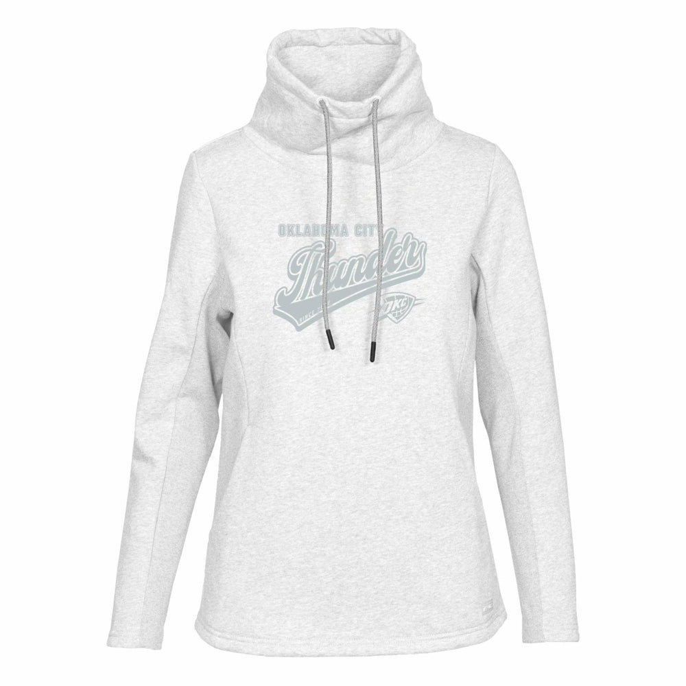 Oklahoma City Thunder Levelwear Women's Loop Sweep Pullover Sweatshirt Cream - NBA