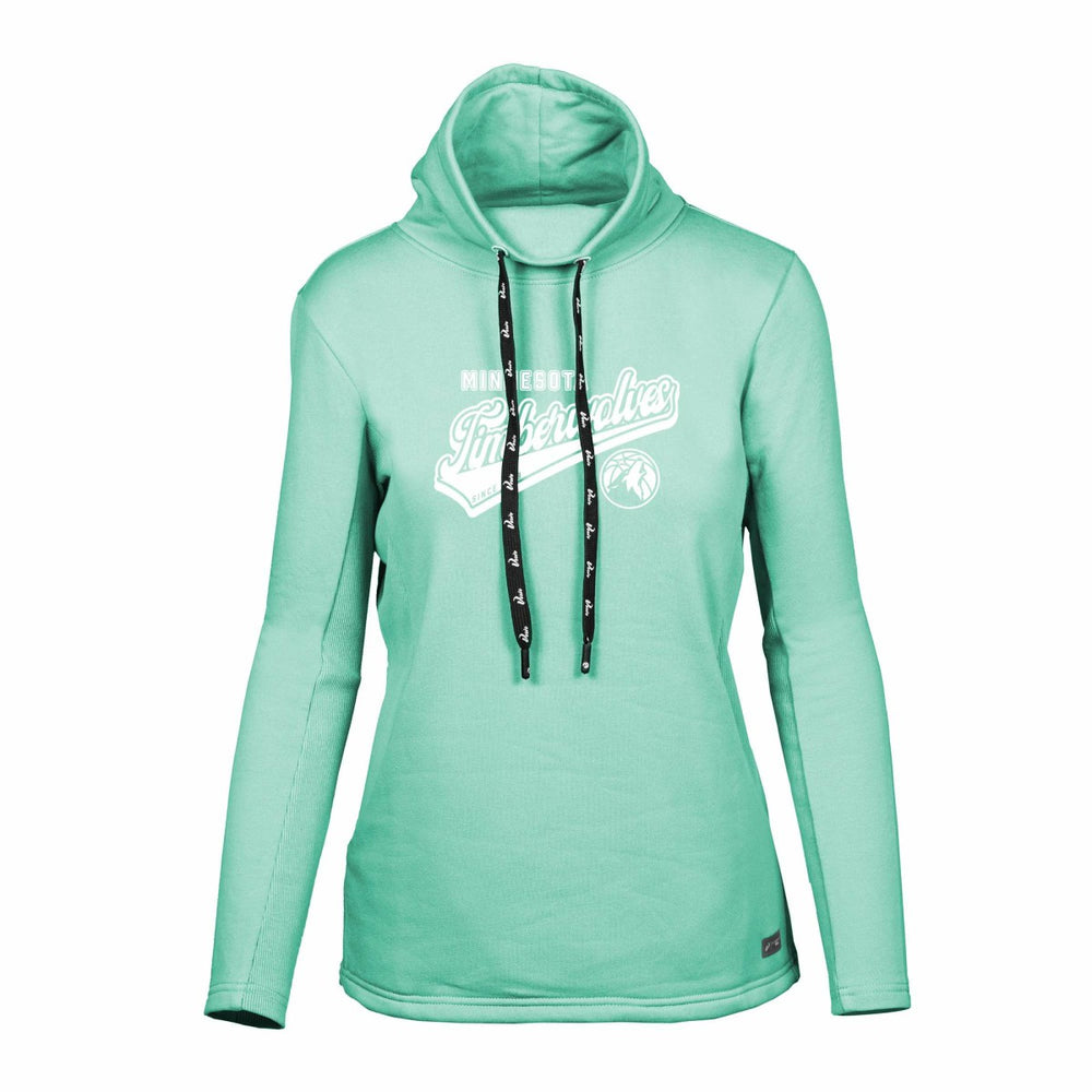 Minnesota Timberwolves Levelwear Women's Loop Sweep Pullover Sweatshirt Mint - NBA